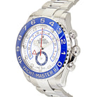 Luxury Watch Rolex Yacht-Master II 44mm Steel Mercedes Hand White Dial 116680 (2021) Wrist Aficionado