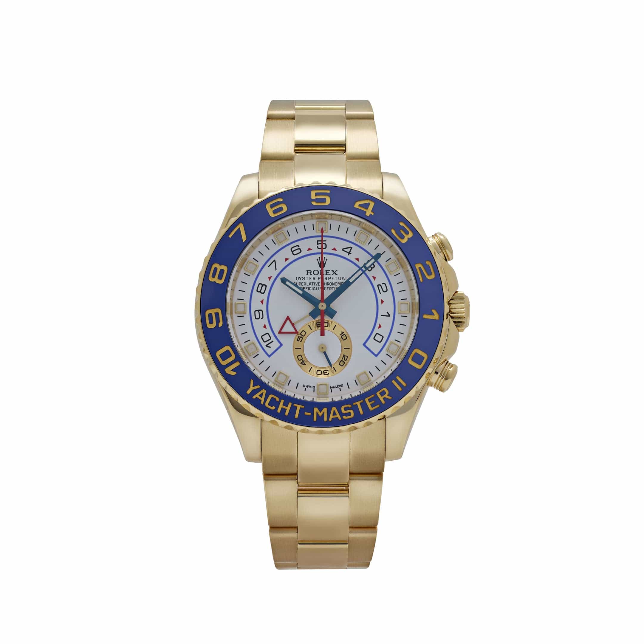 Rolex Yacht-Master II 116688 Yellow Gold White Dial (2022) – Wrist