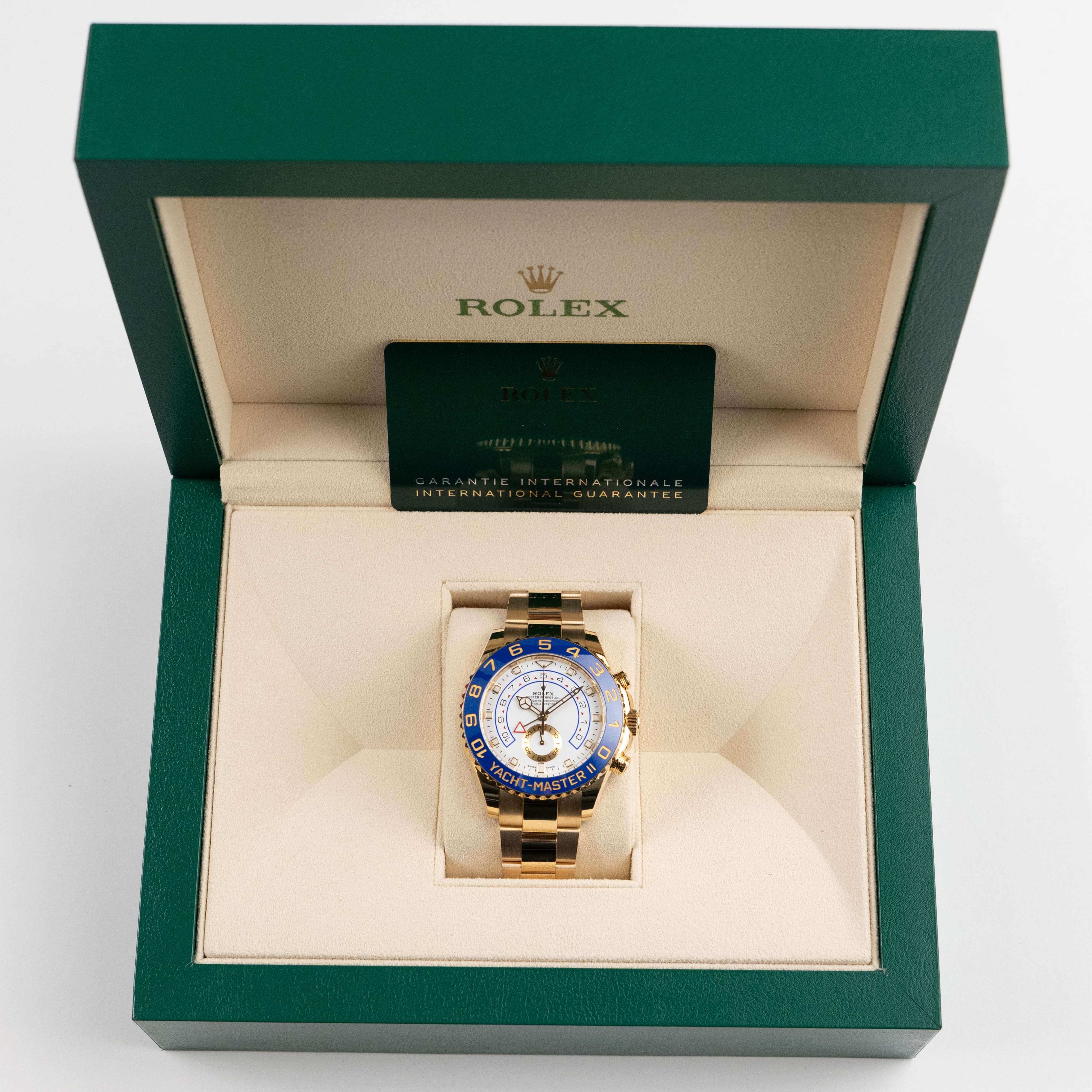 Rolex Yacht-Master II 116688 Yellow Gold White Dial (2022) – Wrist