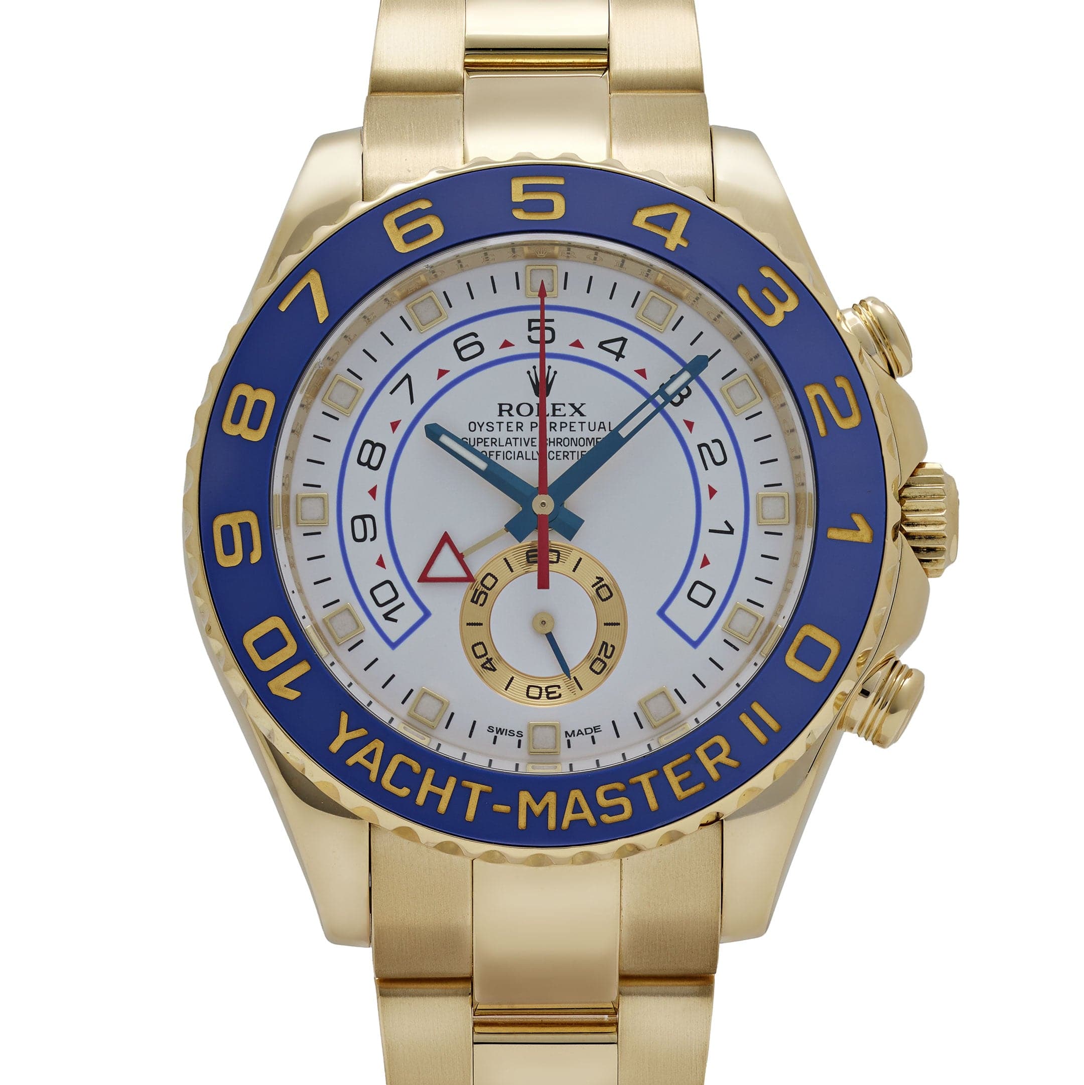 Rolex Yacht-Master II 116688 Yellow Gold White Dial
