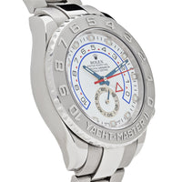 Thumbnail for Rolex Yacht-Master II White Gold and Platinum White Dial 116689 wrist aficionado