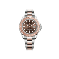 Thumbnail for Luxury Watch Rolex Yacht Master Rose Gold and Steel Brown Dial 116621 wrist aficionado