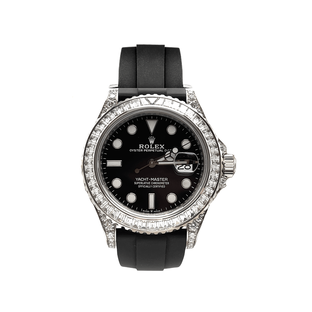 Yacht master hot sale black bezel