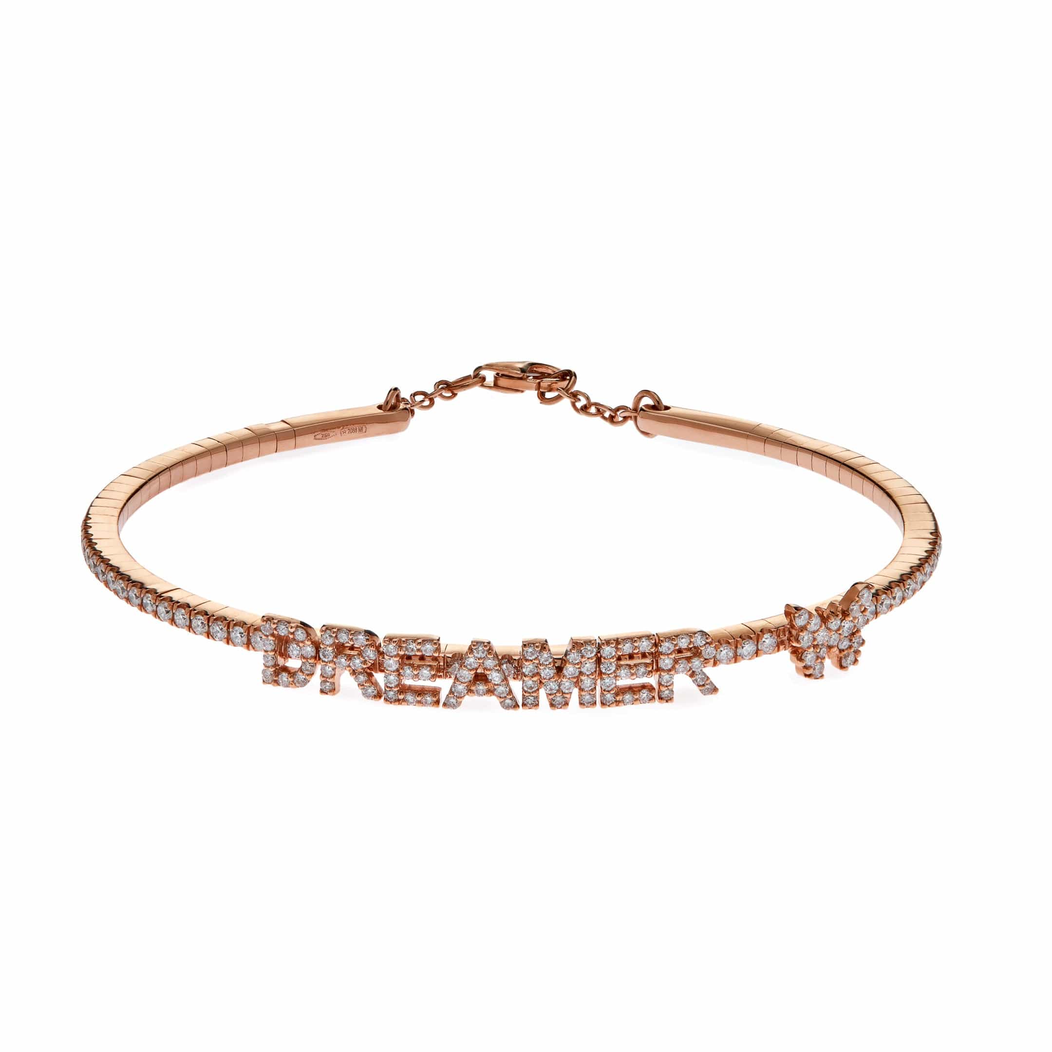 Rose Gold Diamond 'Dreamer' Bracelet Wrist Aficionado