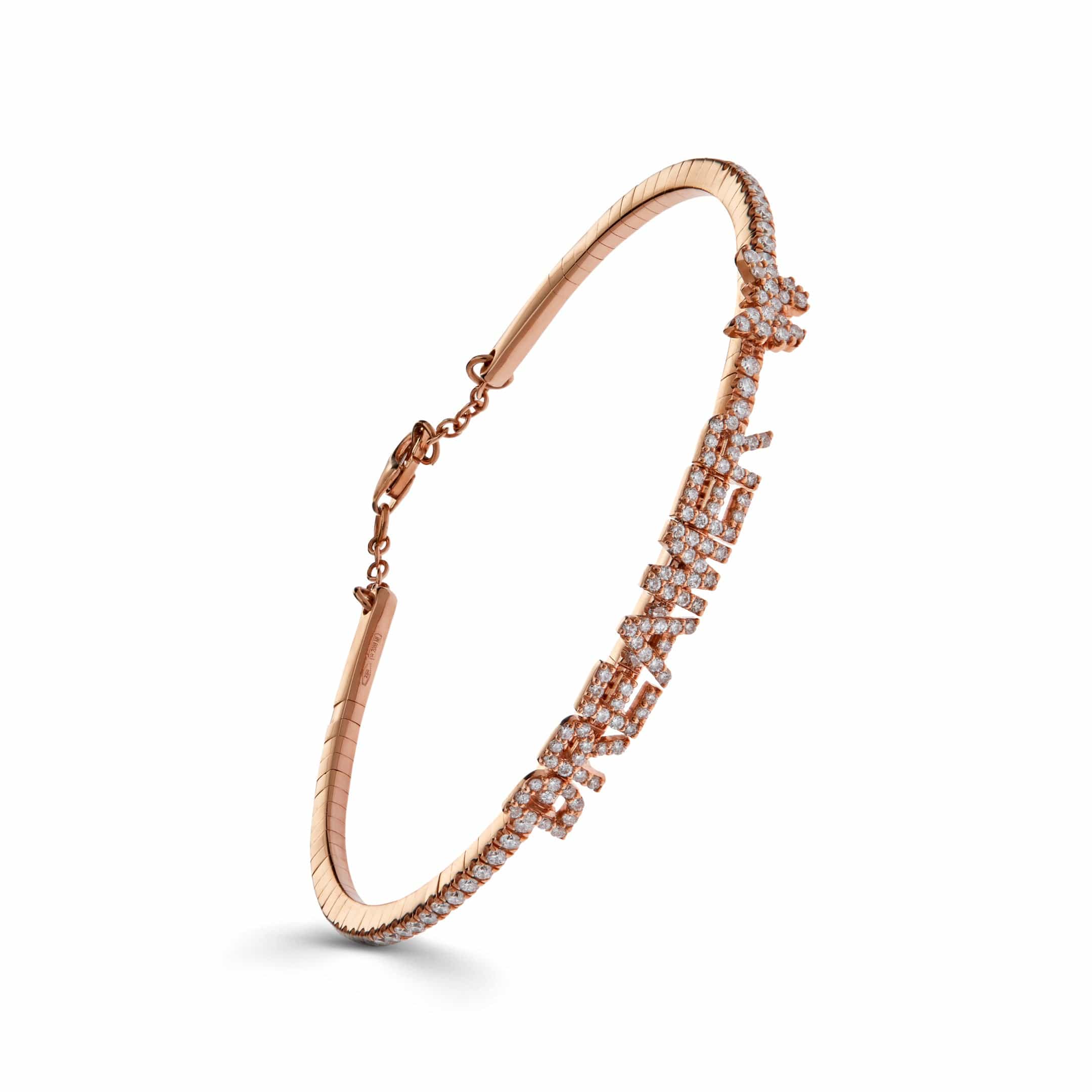 Rose Gold Diamond 'Dreamer' Bracelet Wrist Aficionado