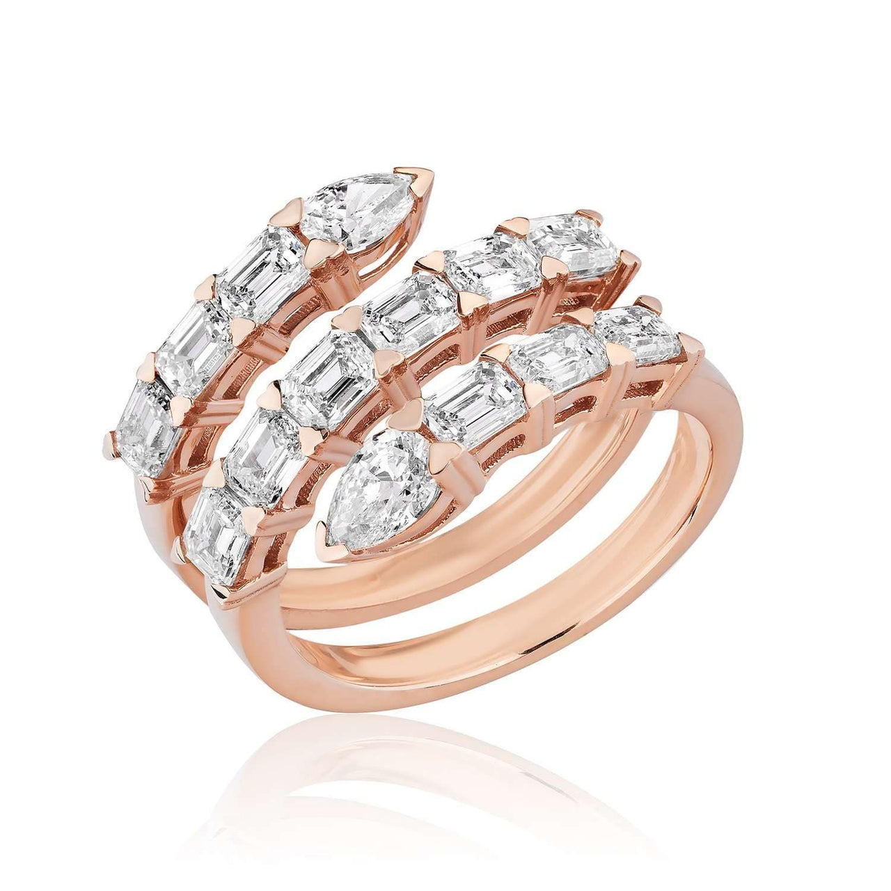 Rings Rose Gold & Diamond Ring Wrist Aficionado