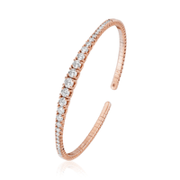 Thumbnail for Bracelets Rose Gold Graduated Diamond Bracelet Wrist Aficionado