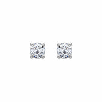 Thumbnail for Round Brilliant-Cut Diamond Stud Earrings