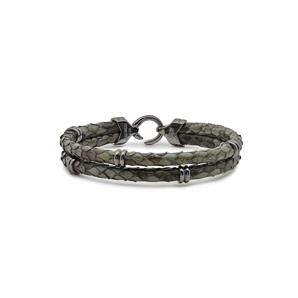 StingHD stingray and silver bracelets for men and women