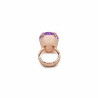 Thumbnail for Solitaire Oval Kunzite Ring