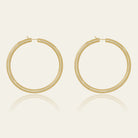 Thick Large Hoop Earrings