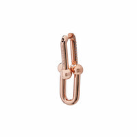 Thumbnail for Tiffany & Co.  HardWear Large Link Earrings with Pave Diamonds Rose Gold Wrist Aficionado