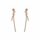 Tiffany & Co. Knot Drop Earrings in Rose Gold with Diamonds 69526128