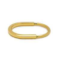 Thumbnail for Tiffany & Co. Lock Bangle in Yellow Gold 70185636 Wrist Aficionado