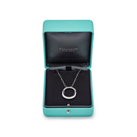 Thumbnail for Tiffany & Co.  Lock Necklace in White Gold with Diamonds