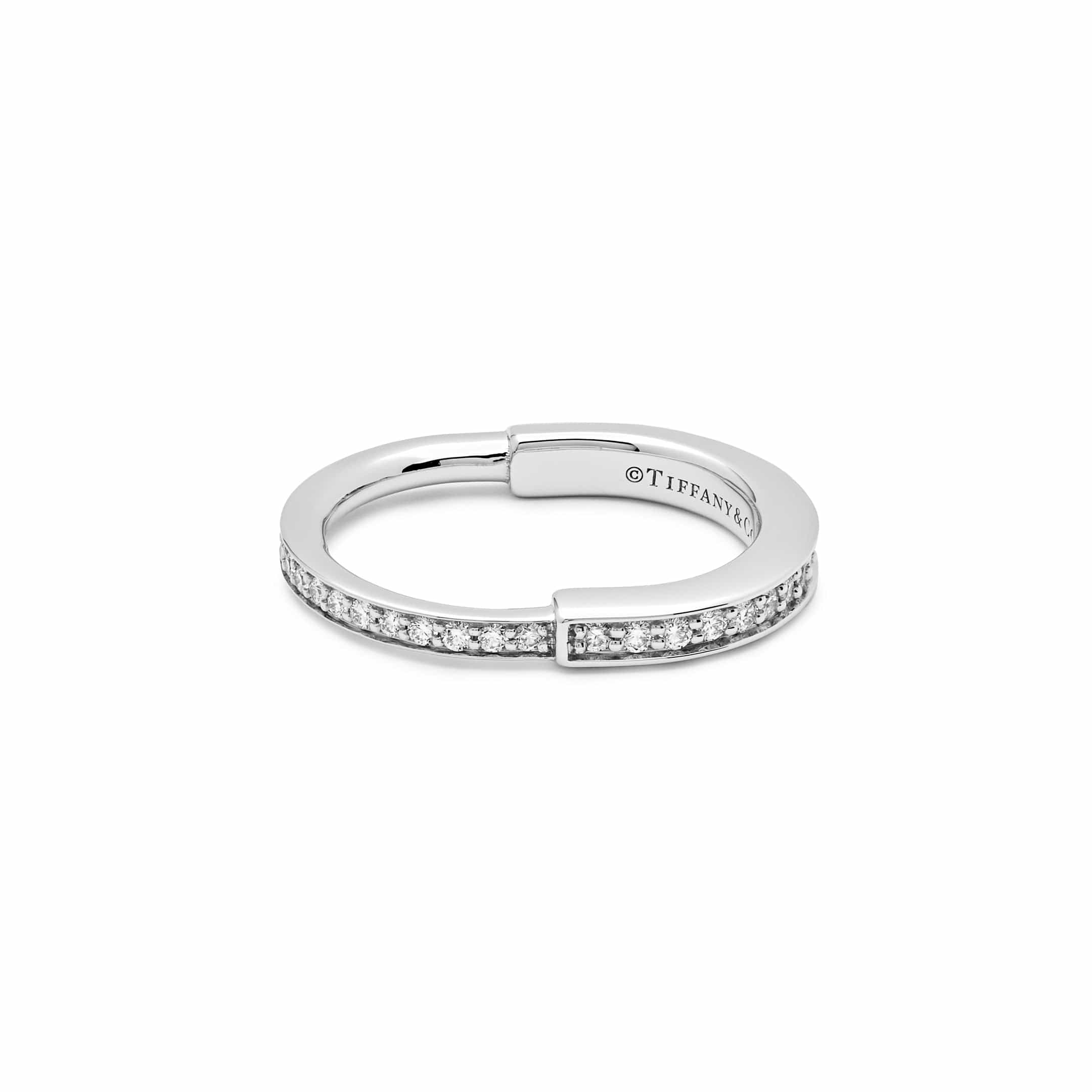 Tiffany & Co Elsa Peretti Sterling Silver Heart Key Chain Ring - Ruby Lane