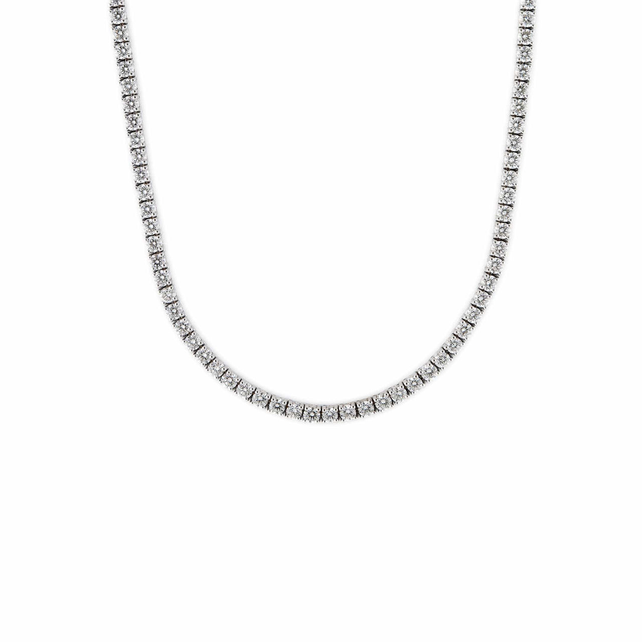 Unisex Diamond Tennis Necklace