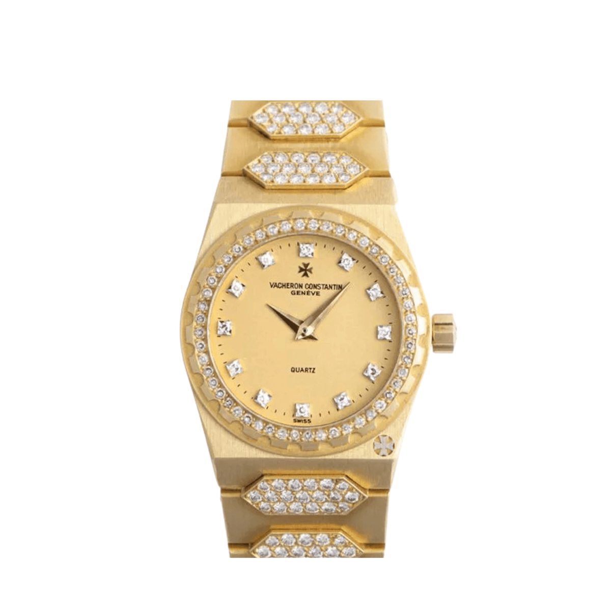 Vacheron Constantin '222' 60501 'Ladies' Yellow Gold Diamond-Set Quartz