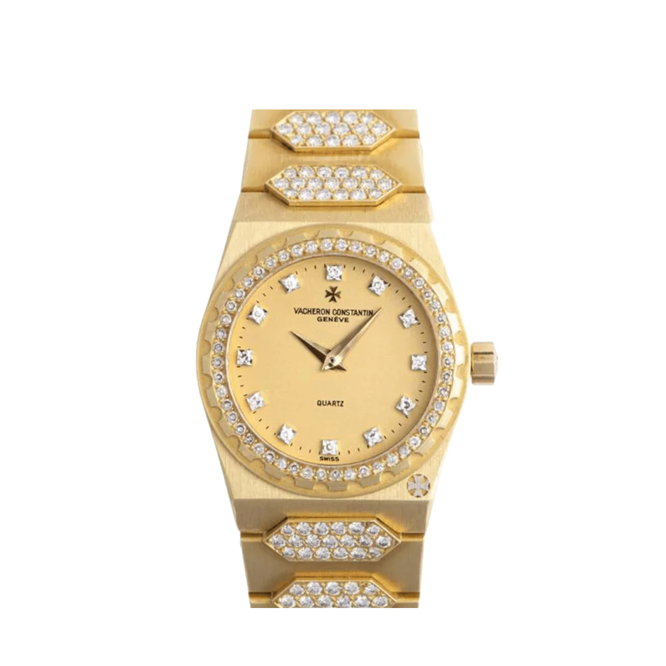 Vacheron Constantin '222' 60501 'Ladies' Yellow Gold Diamond-Set Quartz