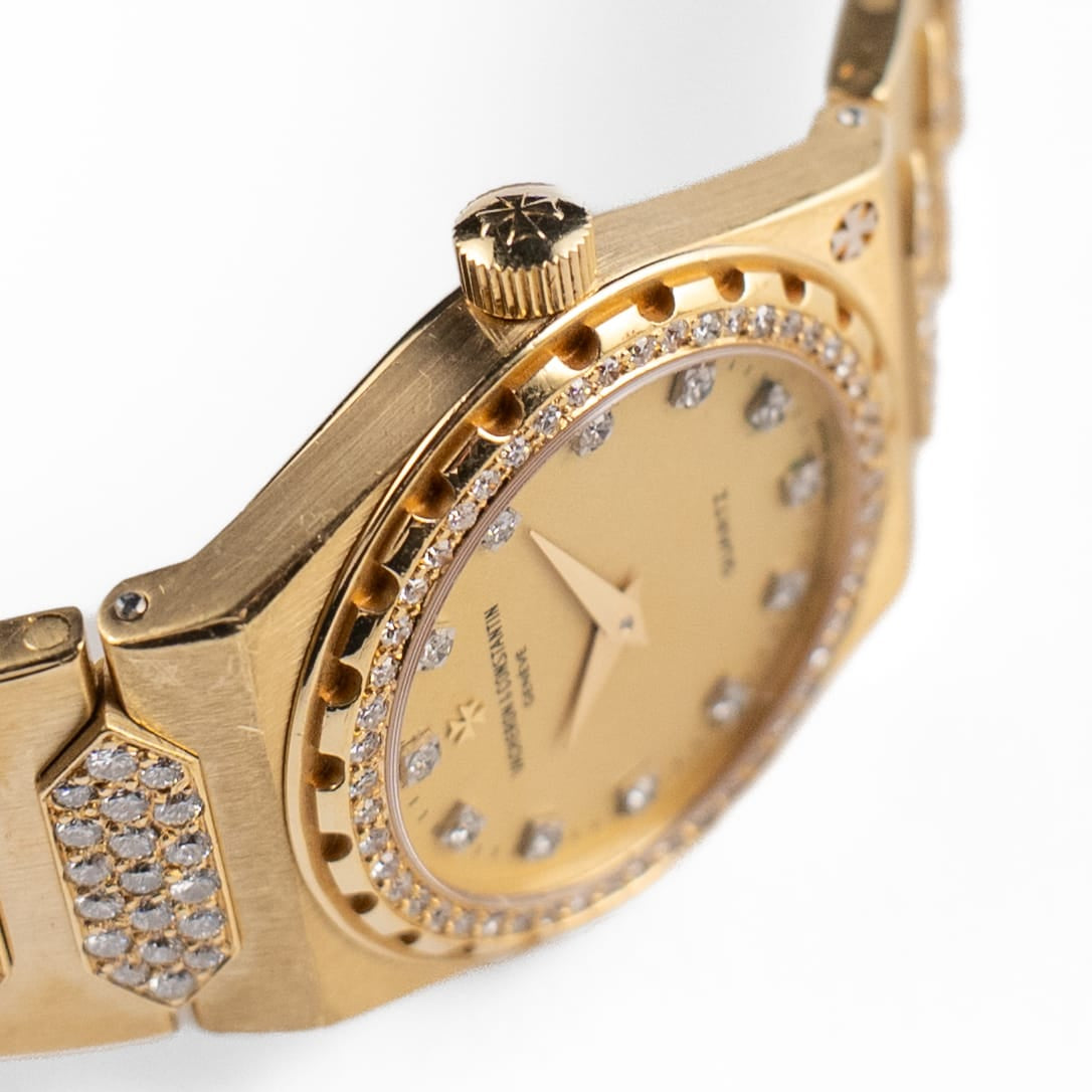 Vacheron Constantin '222' 60501 'Ladies' Yellow Gold Diamond-Set Quartz