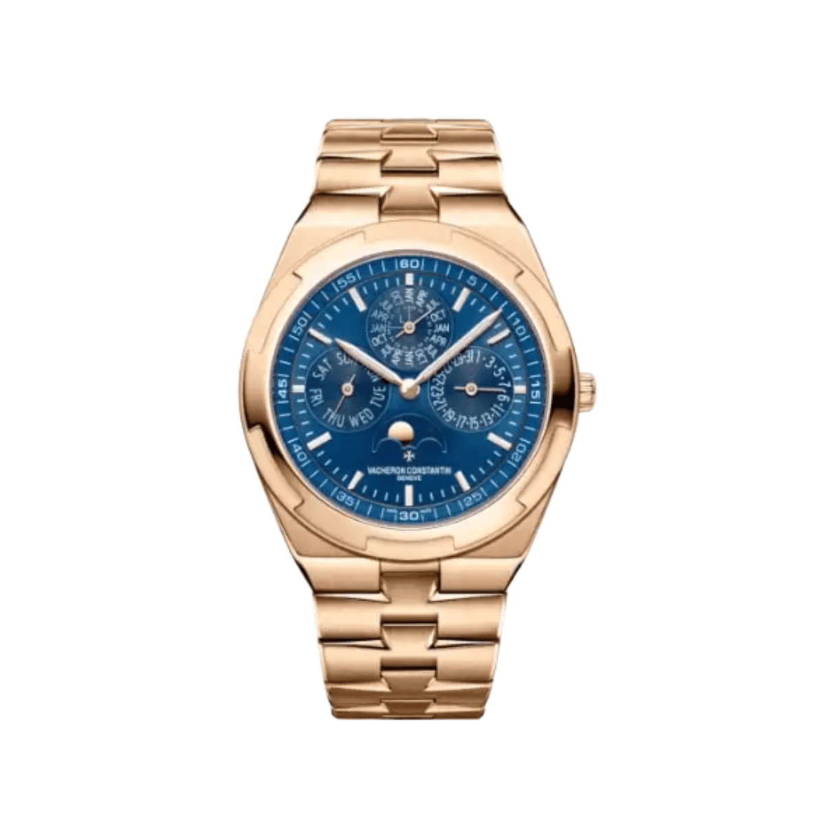 Vacheron Constantin Overseas 4300V/120R-B509 Perpetual Calendar Ultra-Thin Rose Gold Blue Dial (2022)