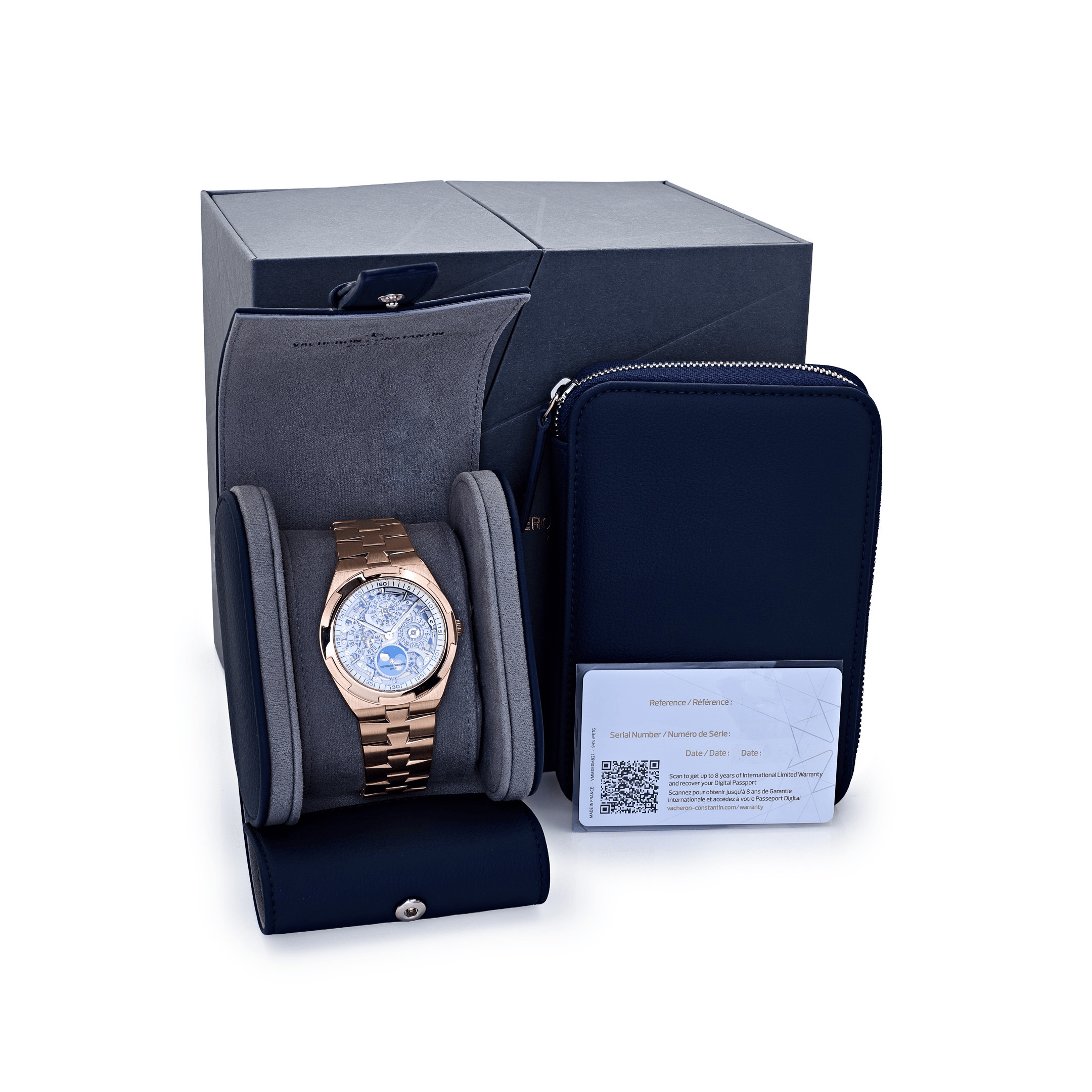 Vacheron Constantin Overseas 4300V/220R-B547 Perpetual Calendar Ultra-Thin Skeleton Rose Gold