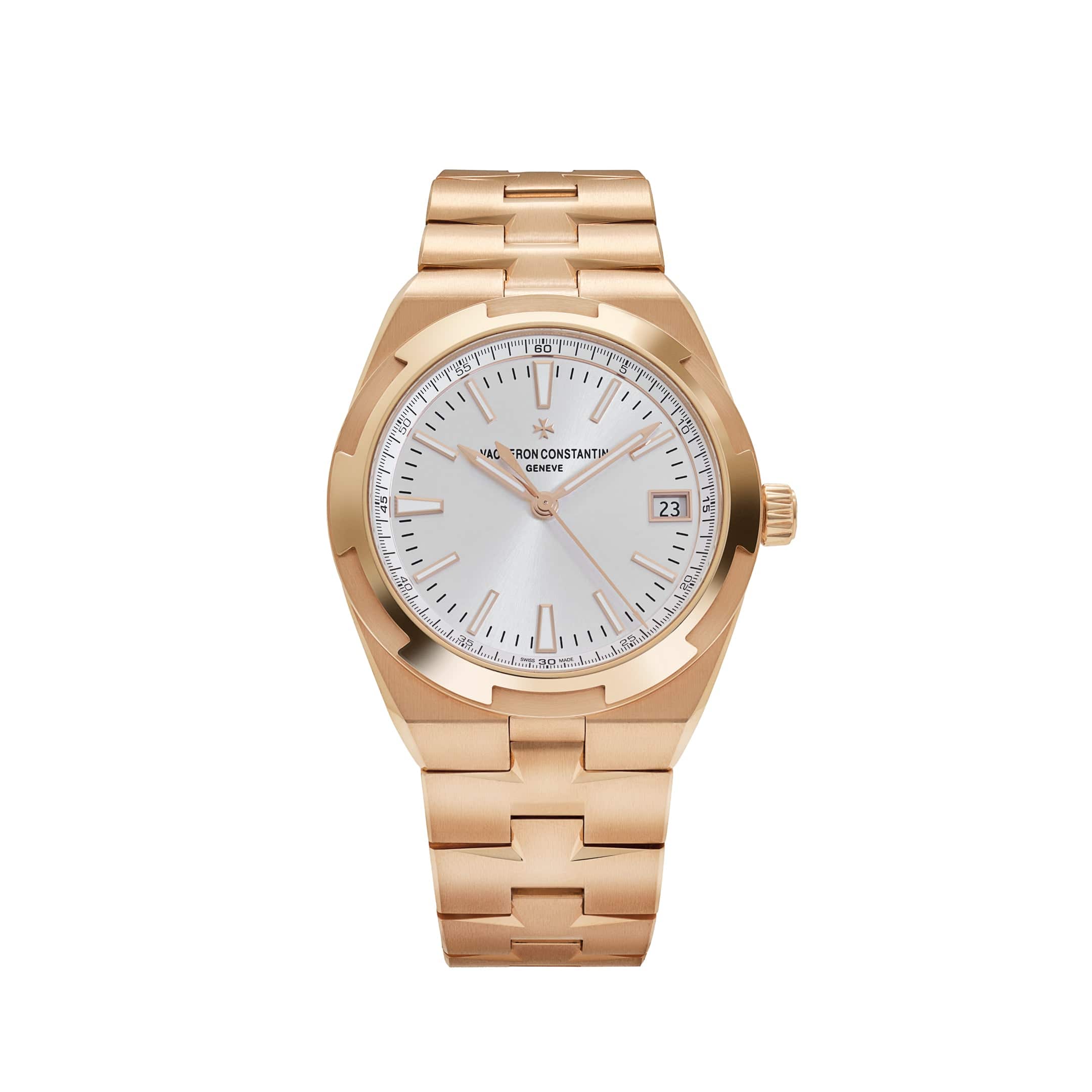 Vacheron Constantin Overseas 4500V/000R-B127 Rose Gold Silver Dial
