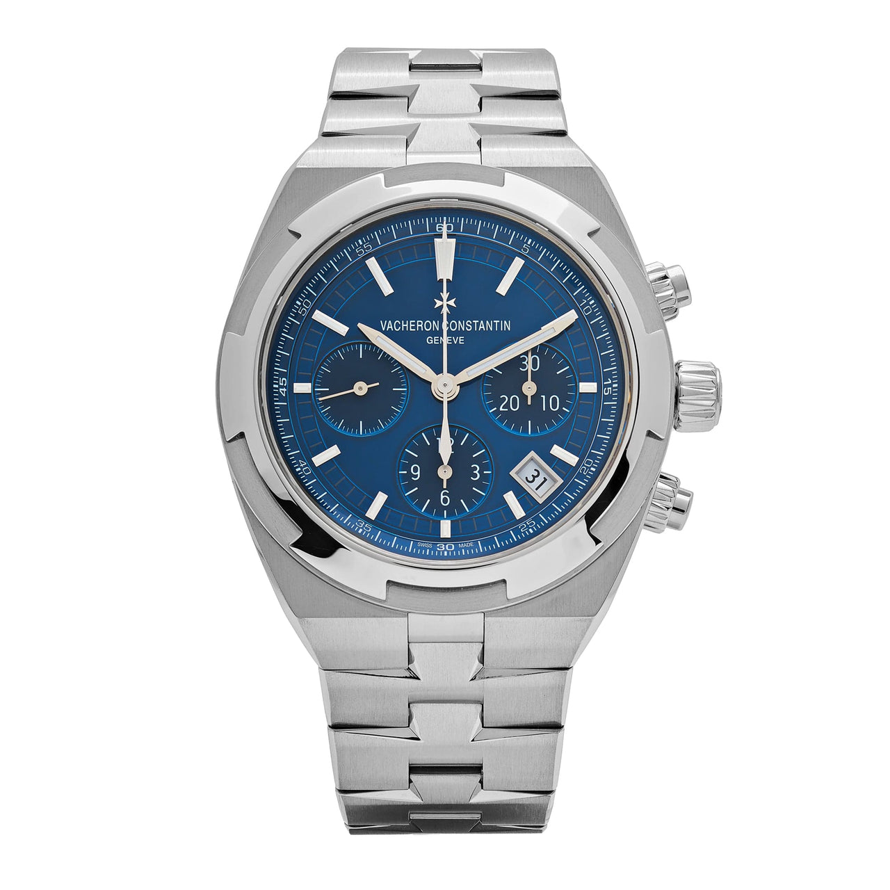 Vacheron Constantin Overseas Chronograph 5500V/110A-B148 Stainless Steel Blue Dial (2021)