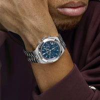 Thumbnail for Vacheron Constantin Overseas Chronograph 5500V/110A-B148 Stainless Steel Blue Dial (2021)