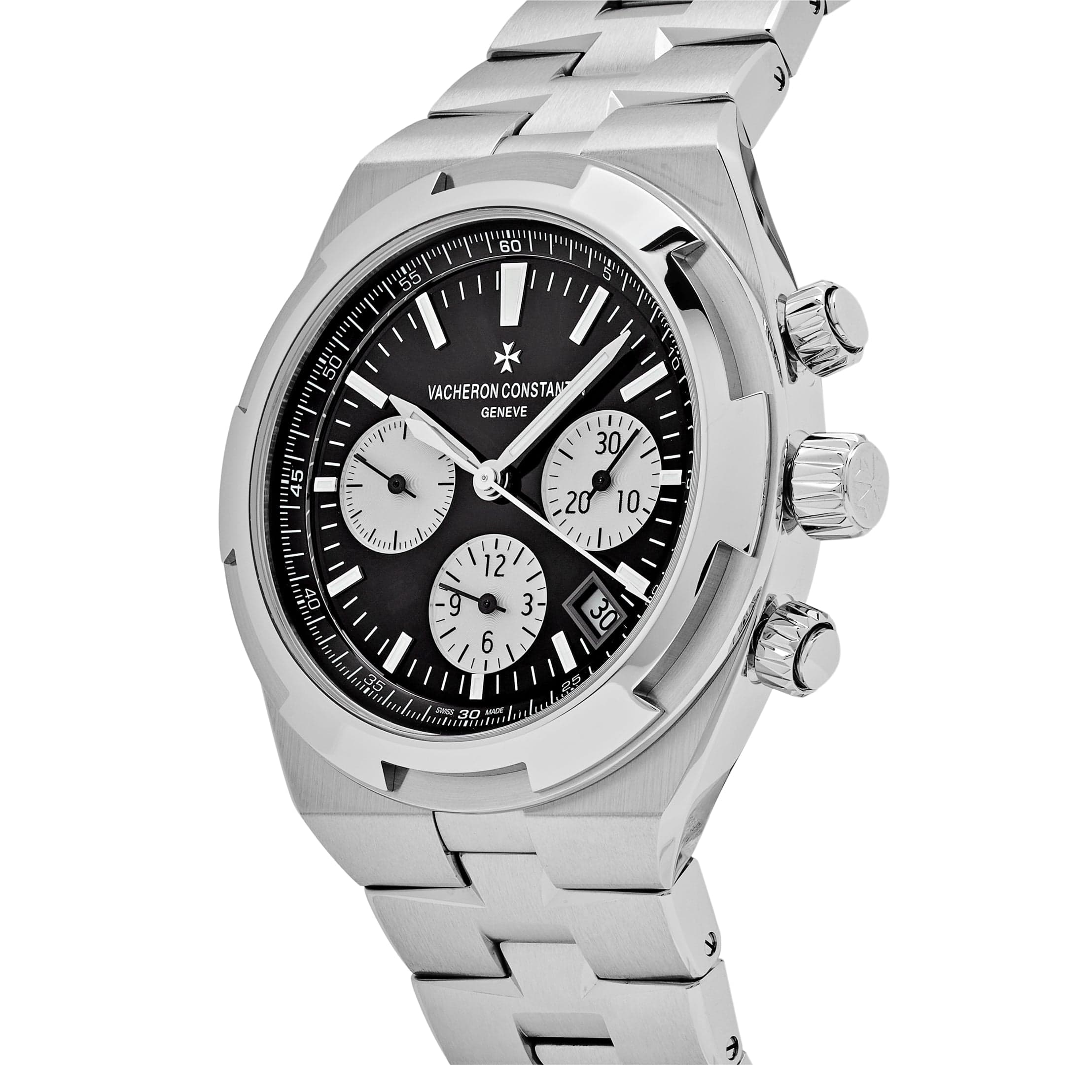 Vacheron Constantin Overseas Chronograph 5500V/110A-B481 Stainless Steel Black Dial