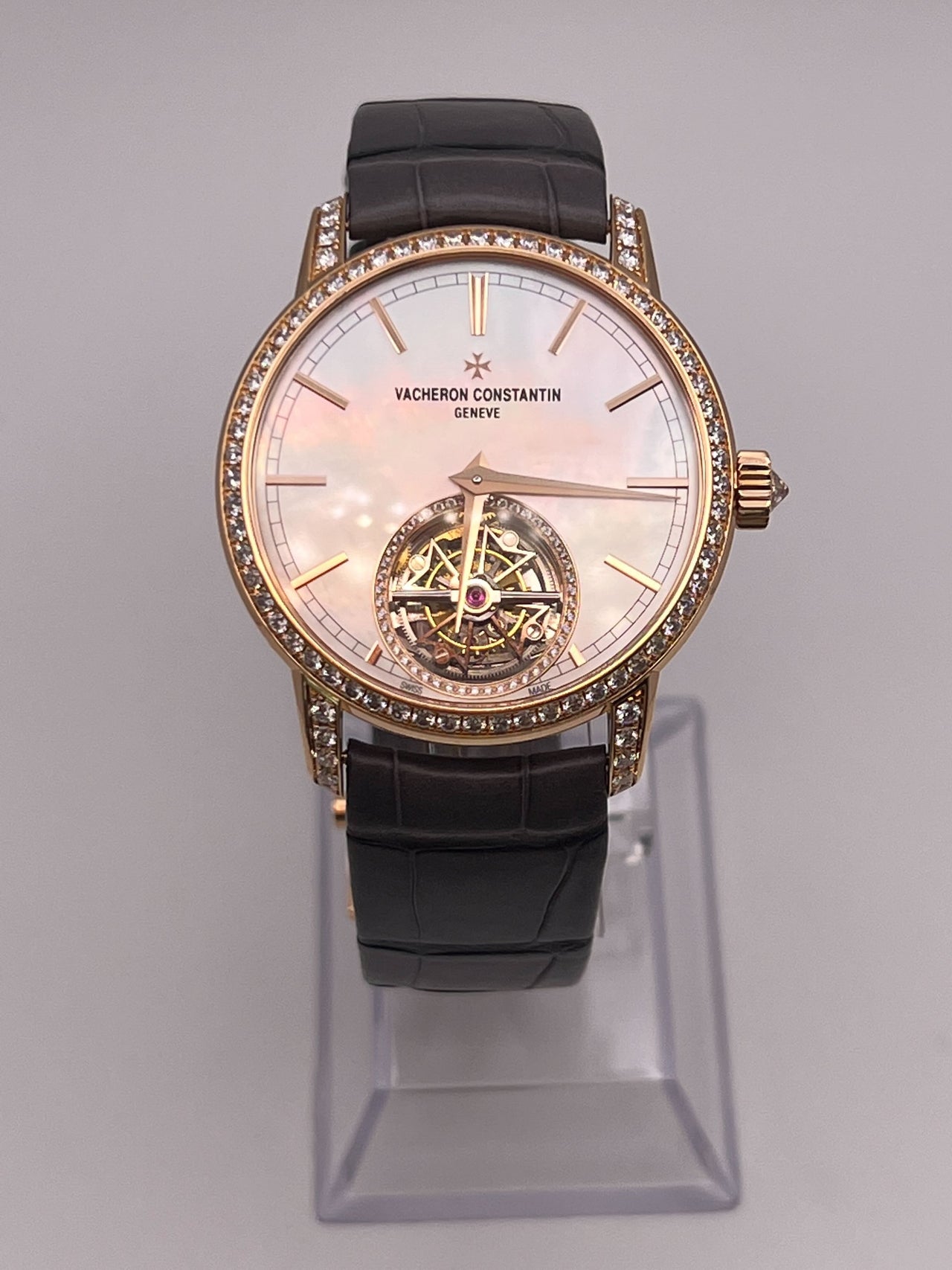 Vacheron Constantin Traditionnelle Rose Gold Mother of Pearl Dial 6035T/000R-B634
