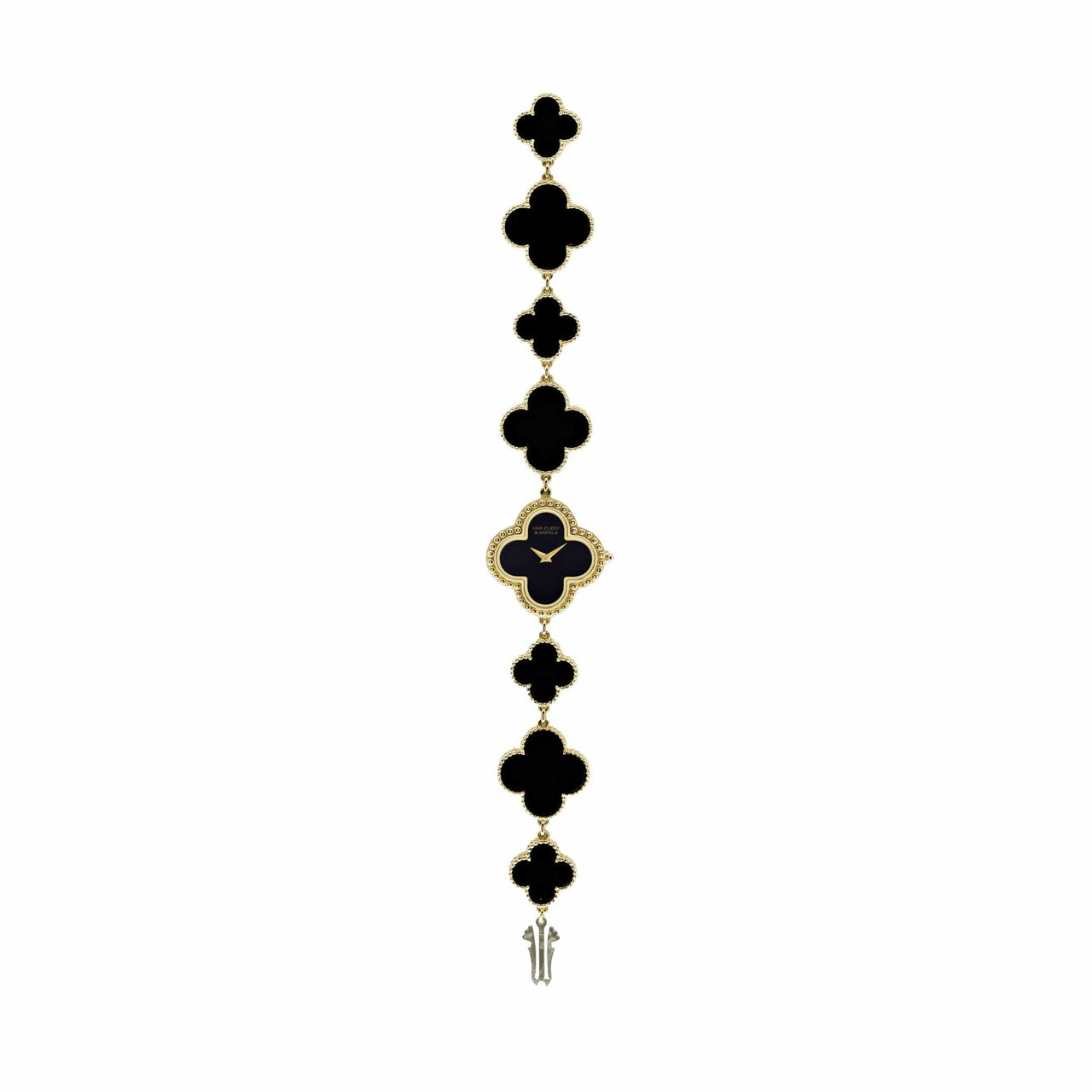 Van Cleef & Arpels Alhambra 136674 Vintage Onyx Ladies Watch