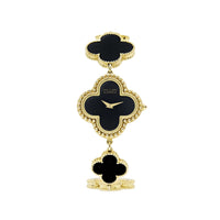 Thumbnail for Van Cleef & Arpels Alhambra 136674 Vintage Onyx Ladies Watch