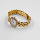 Van Cleef & Arpels Classique 13607B2 Yellow Gold White Dial Diamonds Quartz