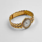 Van Cleef & Arpels Classique 13607B2 Yellow Gold White Dial Diamonds Quartz