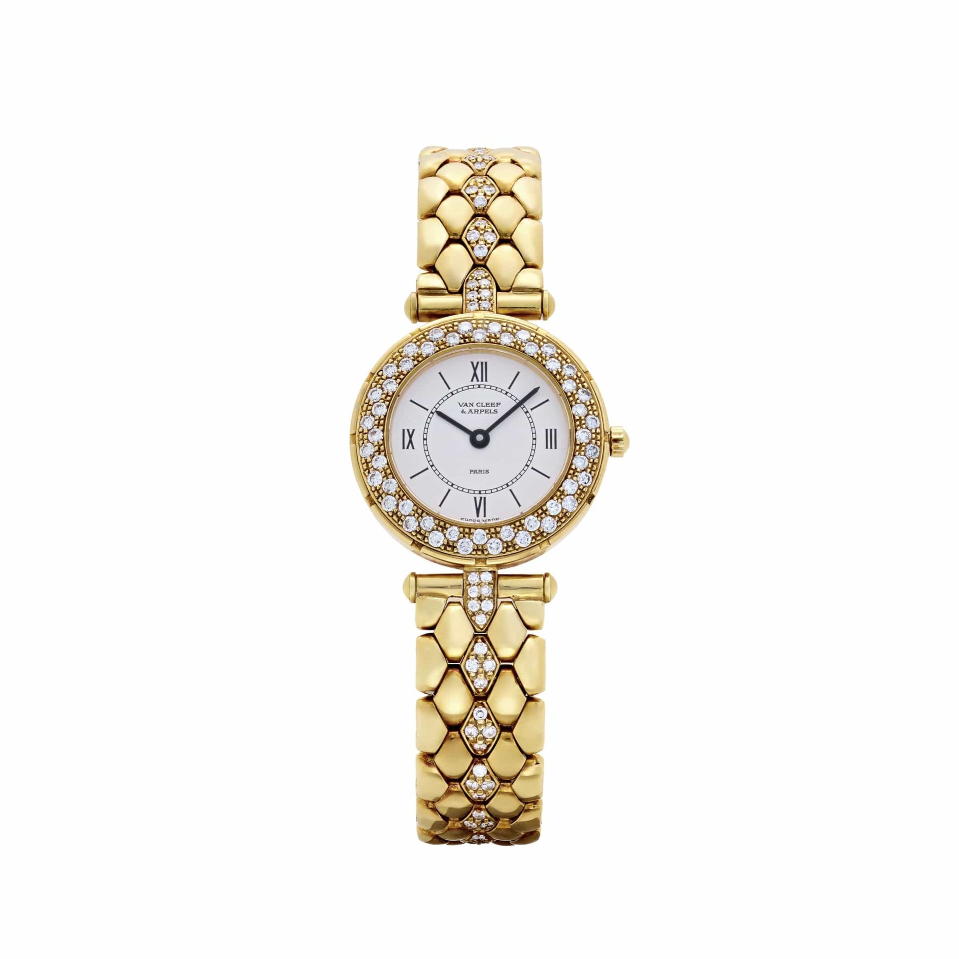 Van Cleef Arpels Classique 13607B2 Yellow Gold White Dial