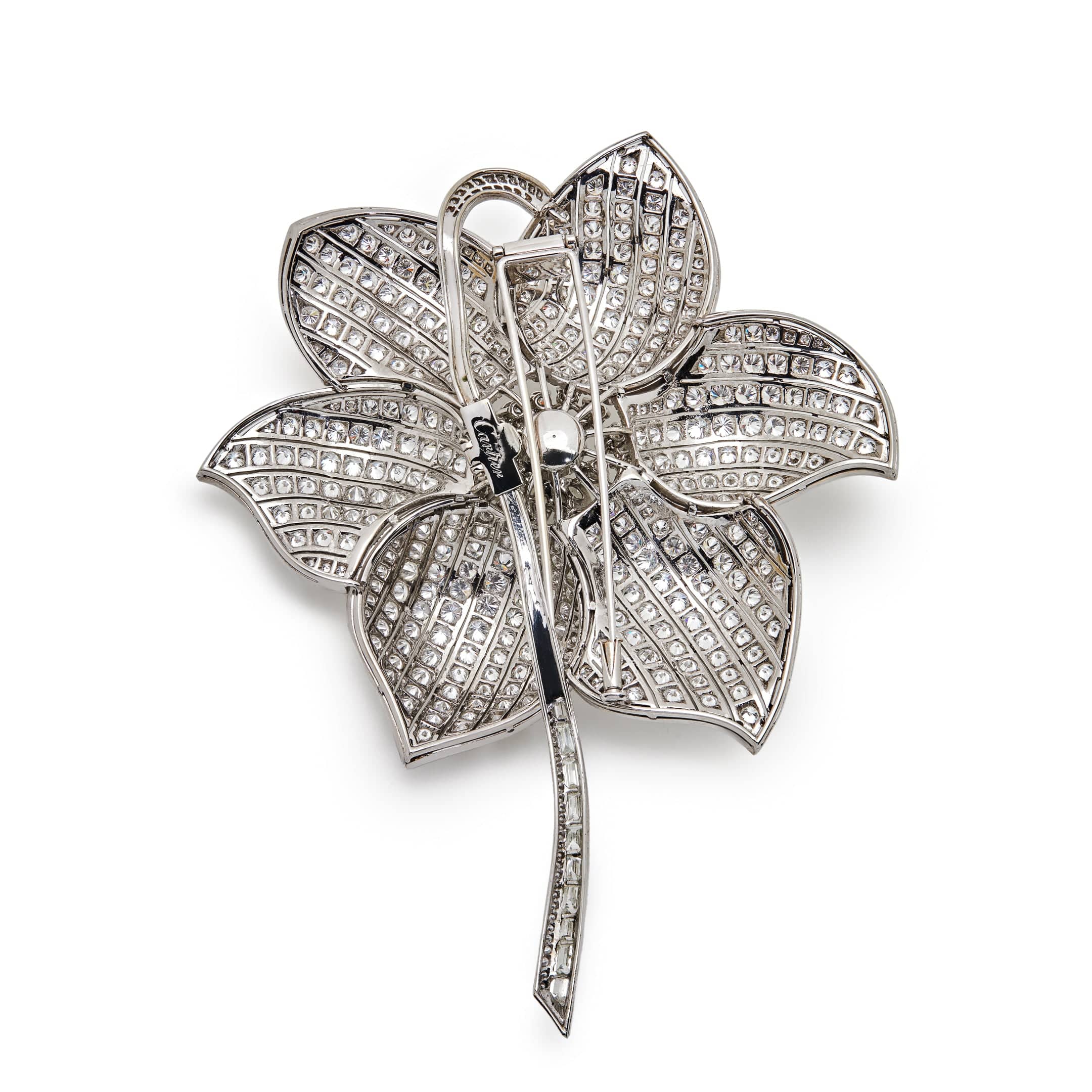 Vintage Brooch 18K White Gold Diamonds – Wrist Aficionado