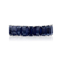 Thumbnail for Rings White Gold & Blue Sapphire Ring Wrist Aficionado