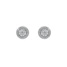 White Gold & Diamond Studs