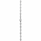 White Gold Diamond Wrap Layer Necklace Wrist Aficionado