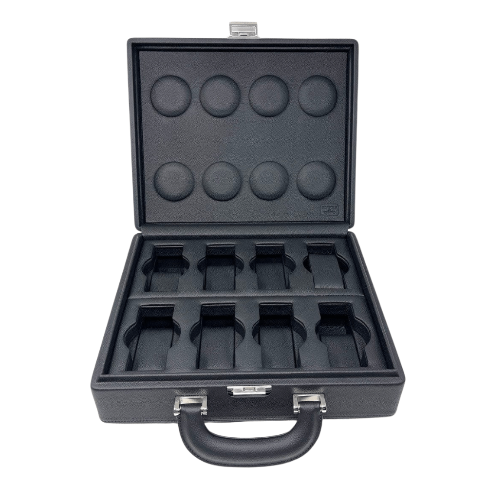 Wrist Aficionado 8 Pack Carrying Watch Case