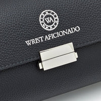 Thumbnail for Wrist Aficionado Black Leather 4-Piece Watch Roll