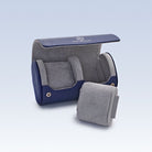 Wrist Aficionado Two-Watch Travel Roll — Blue & Grey